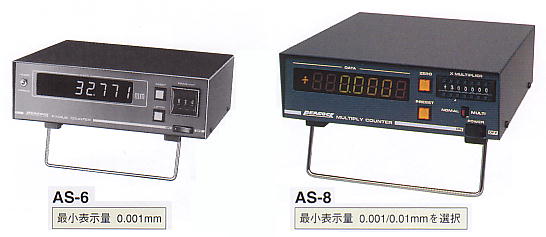 曲率表示、乗数設定カウンタ AS-6 AS-8